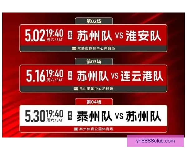 苏州超级联赛晋级赛程全解析与关键对决展望